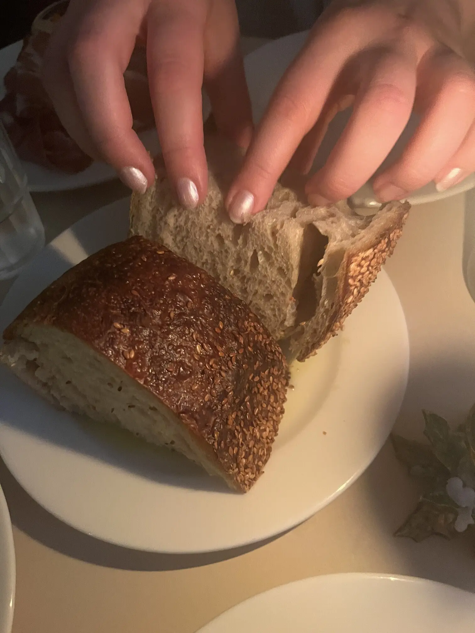DIgg brød med olivenolje
